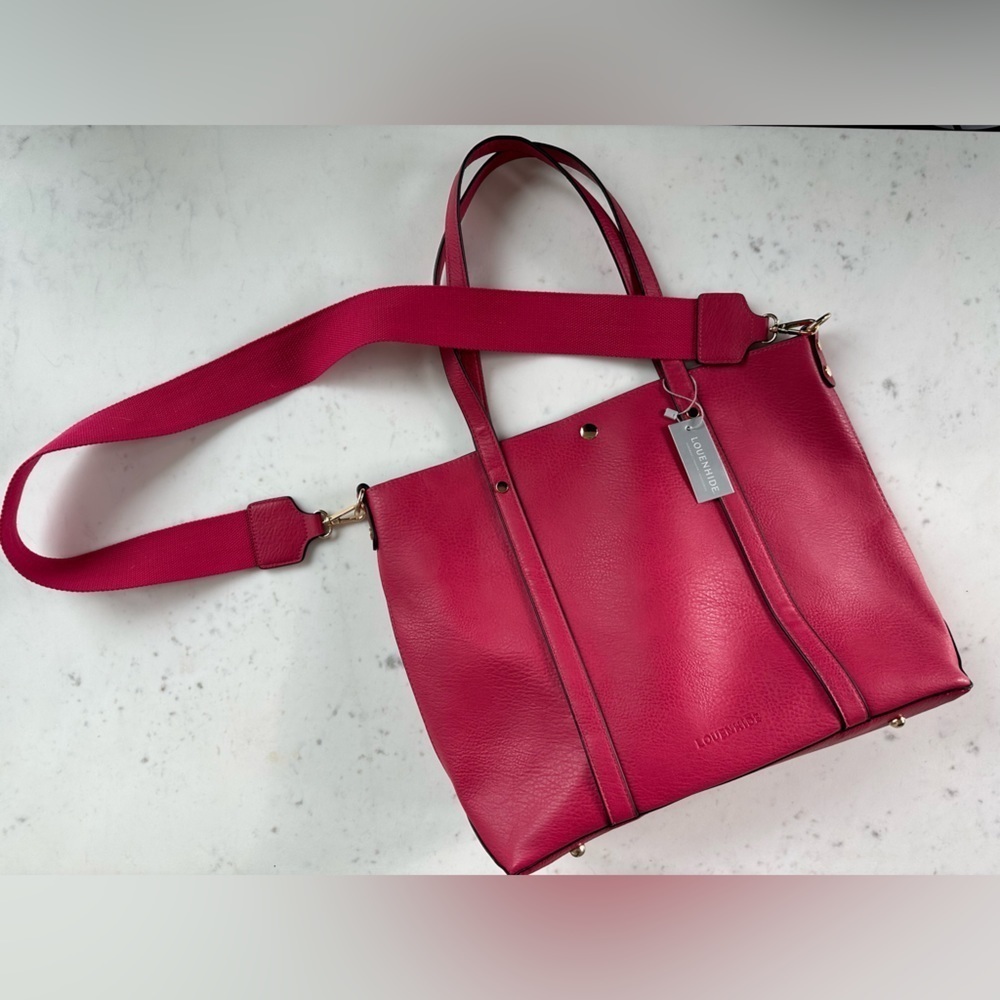 NWT Louenhide Nevada Pink Vegan Leather Tote Bag